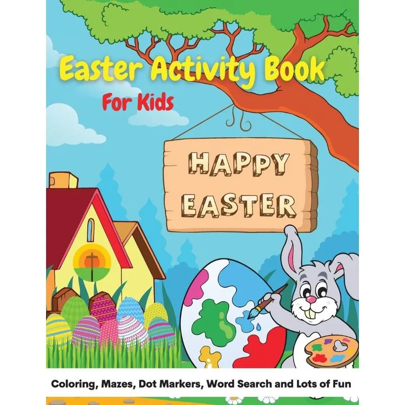 Easter Activity Book For Kids