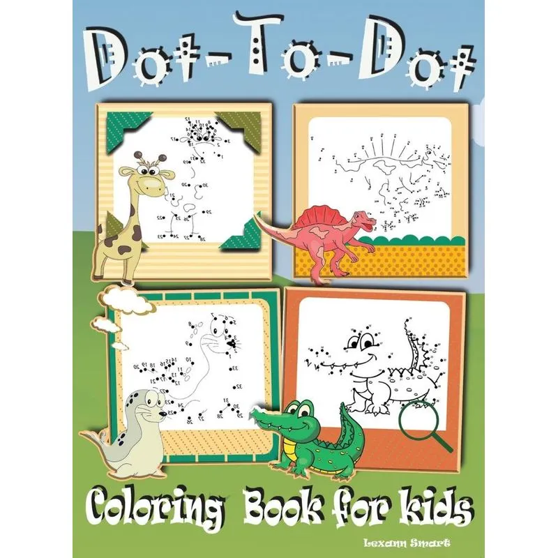 Dot to Dot Coloring Book for kids