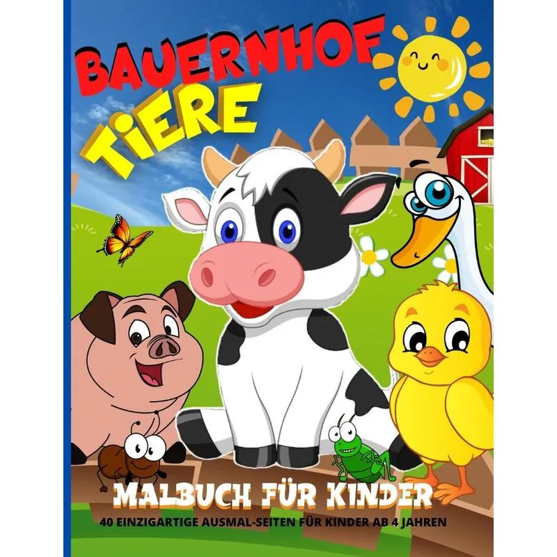 Bauernhof Tiere Malbuch