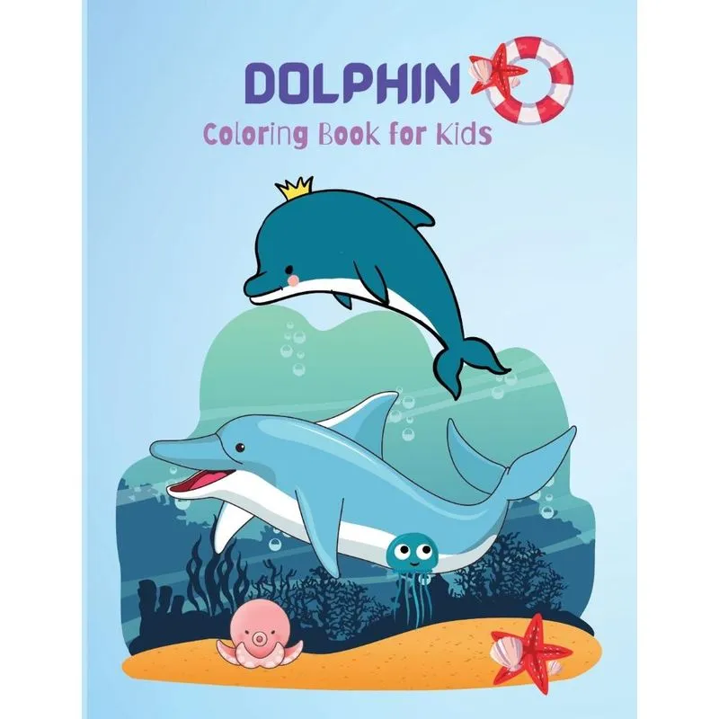 Dolphin Coloring Book for Kids