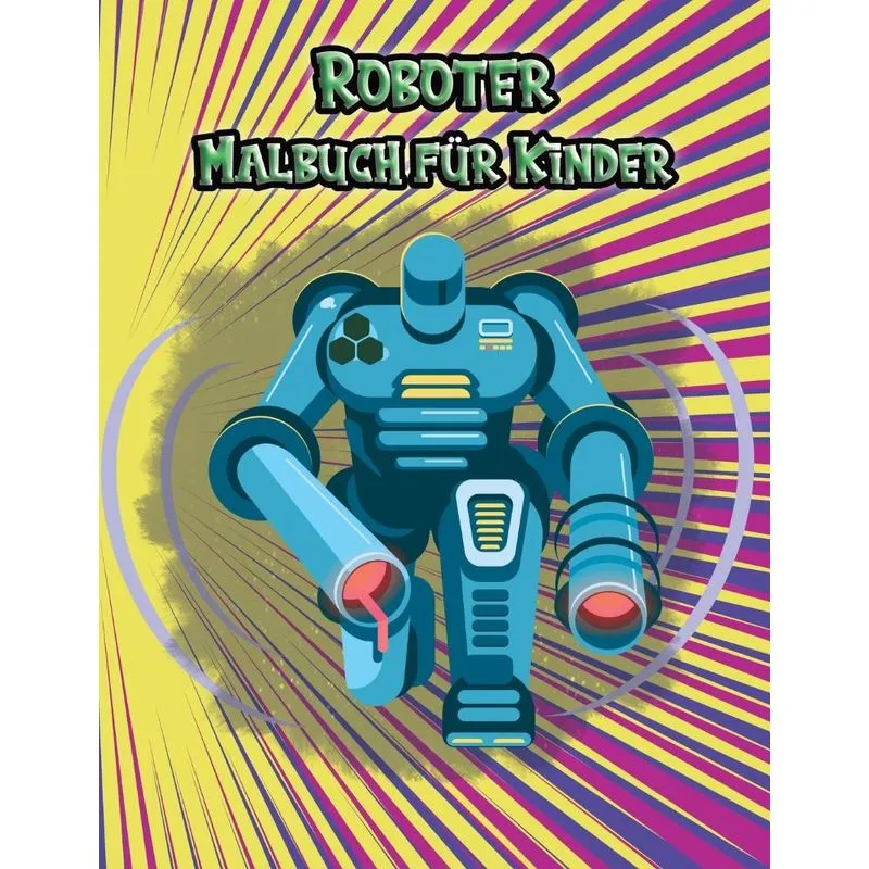 Roboter Malbuch für Kinder