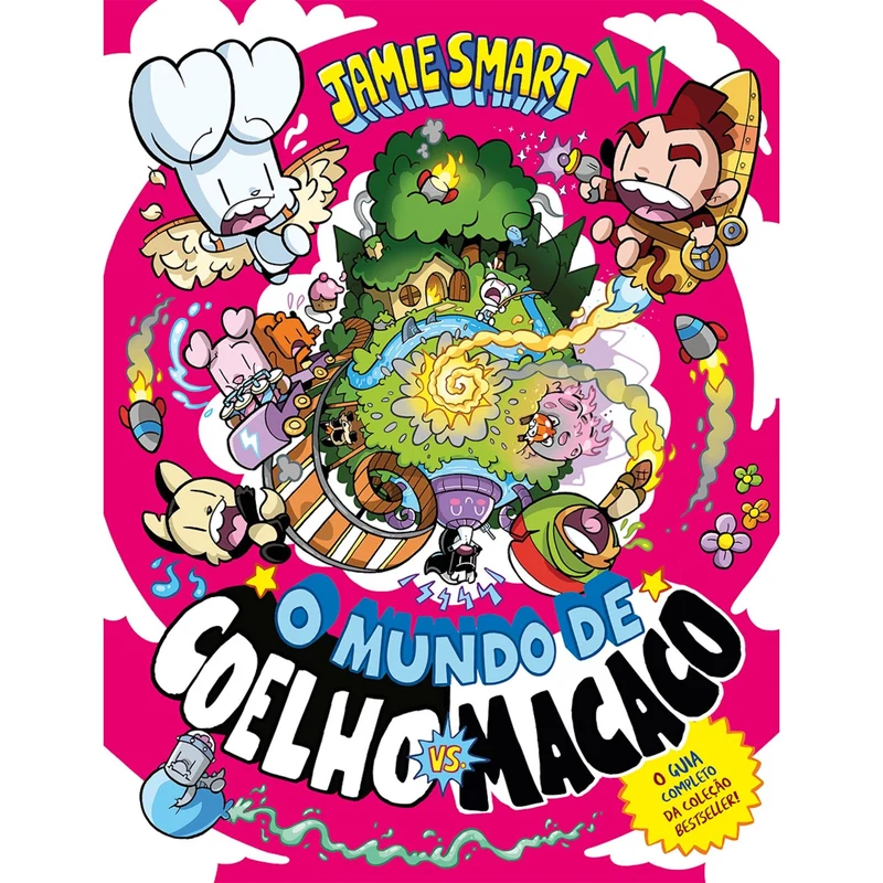 O Mundo De Coelho Vs. Macaco - O Guia Completo Da Coleção Bestseller! de Jamie Smart