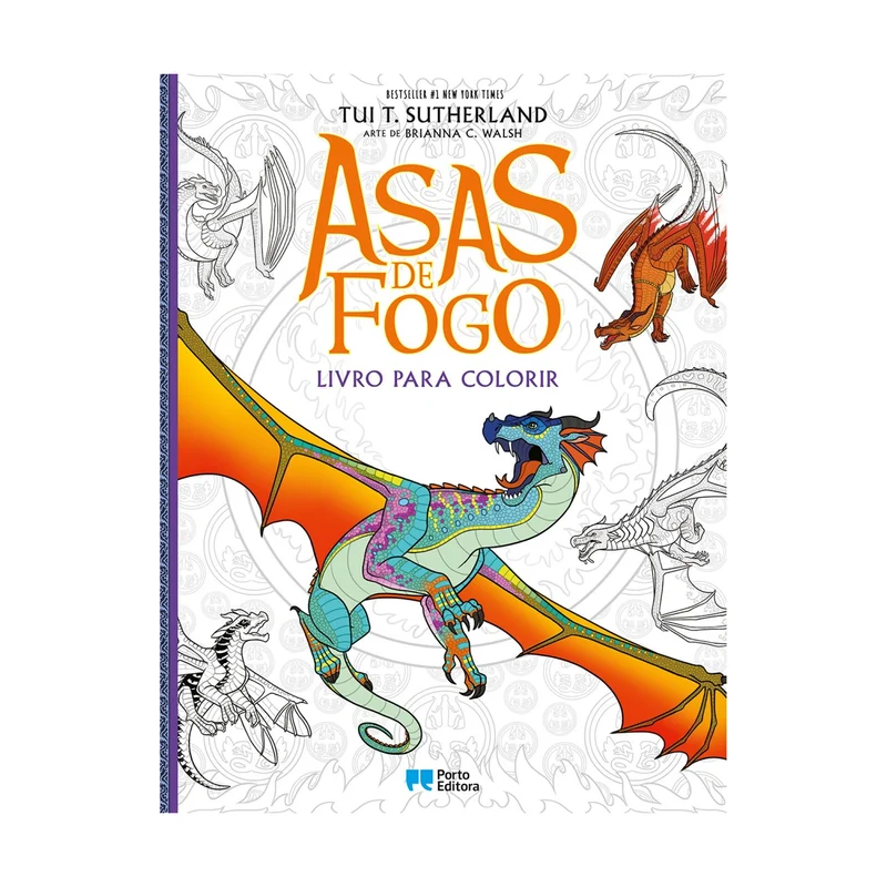 Asas De Fogo - Livro Para Colorir de Tui T. Sutherland