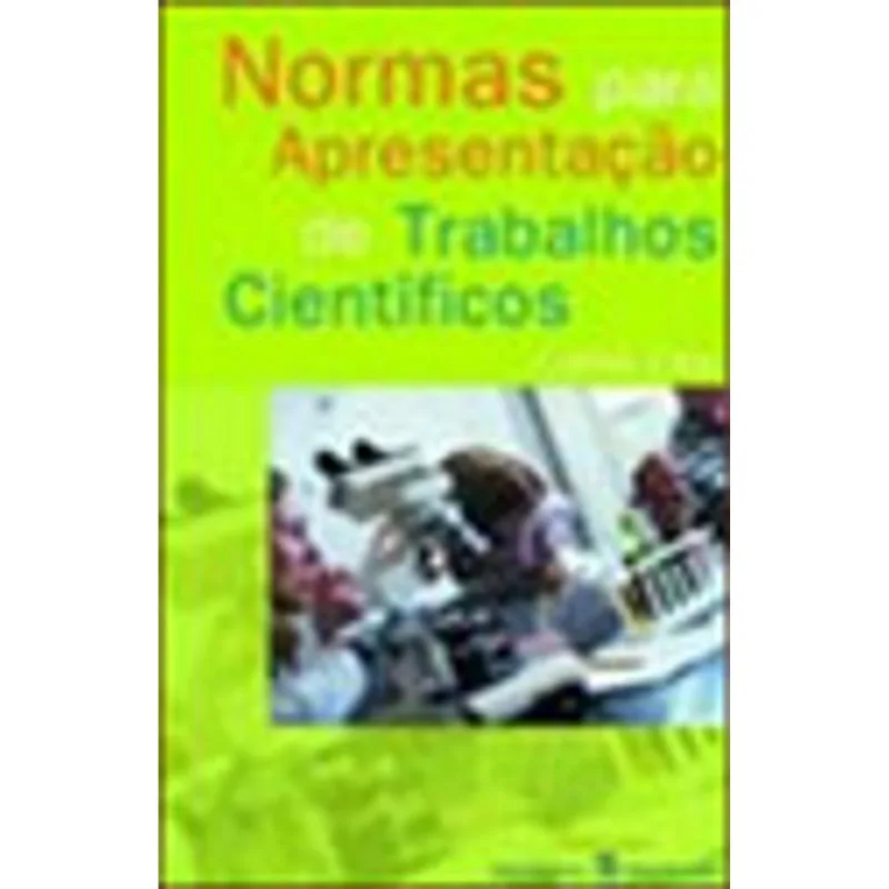 NORMAS PARA APRESENTAÇAO DE TRABALHOS CIENTIFICOS