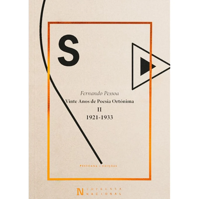 Vinte Anos De Poesia Ortónima de Fernando Pessoa