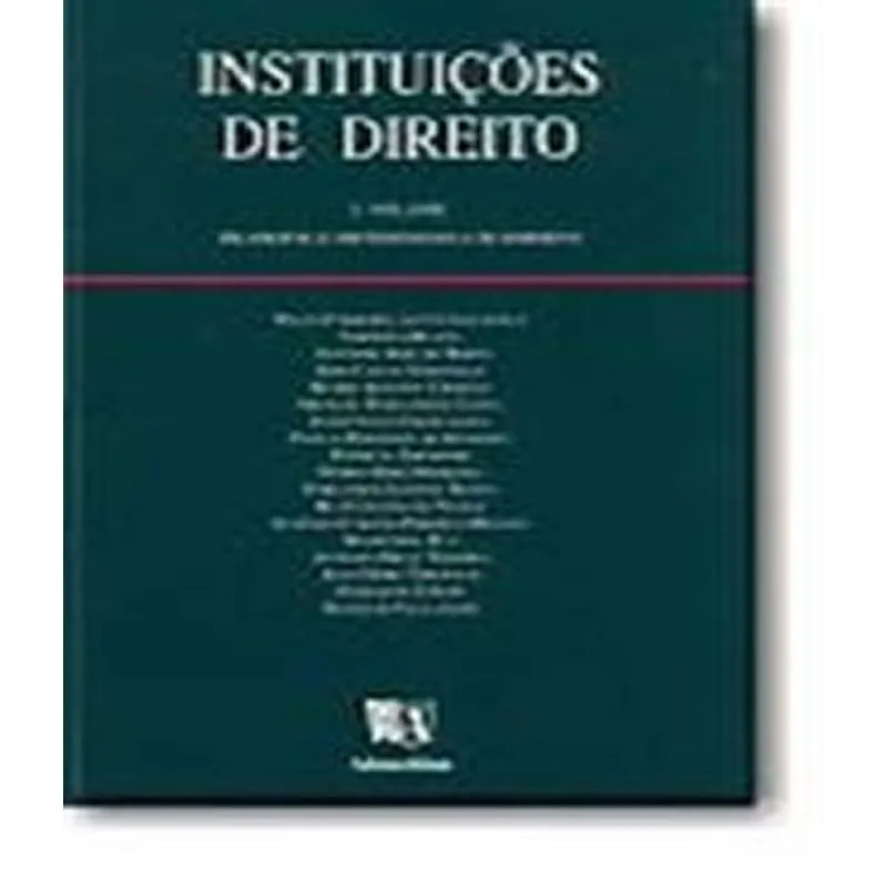 Instituicoes De Direito - Vol I