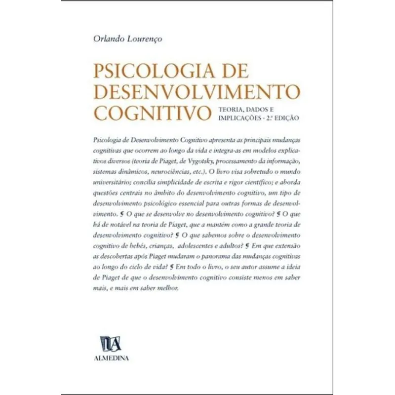 Psicologia De Desenvolvimento Cognitivo Teoria, Dados E Implicacoes