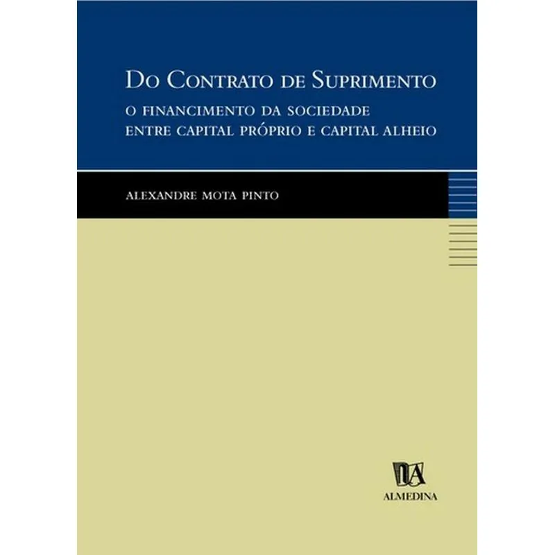 Do contrato de suprimento