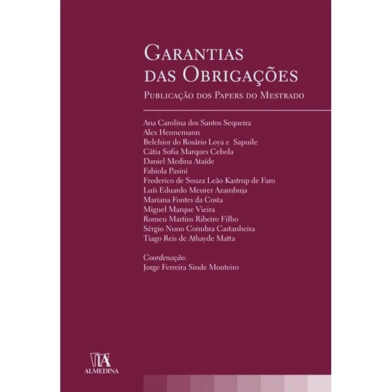 Garantias das obrigações