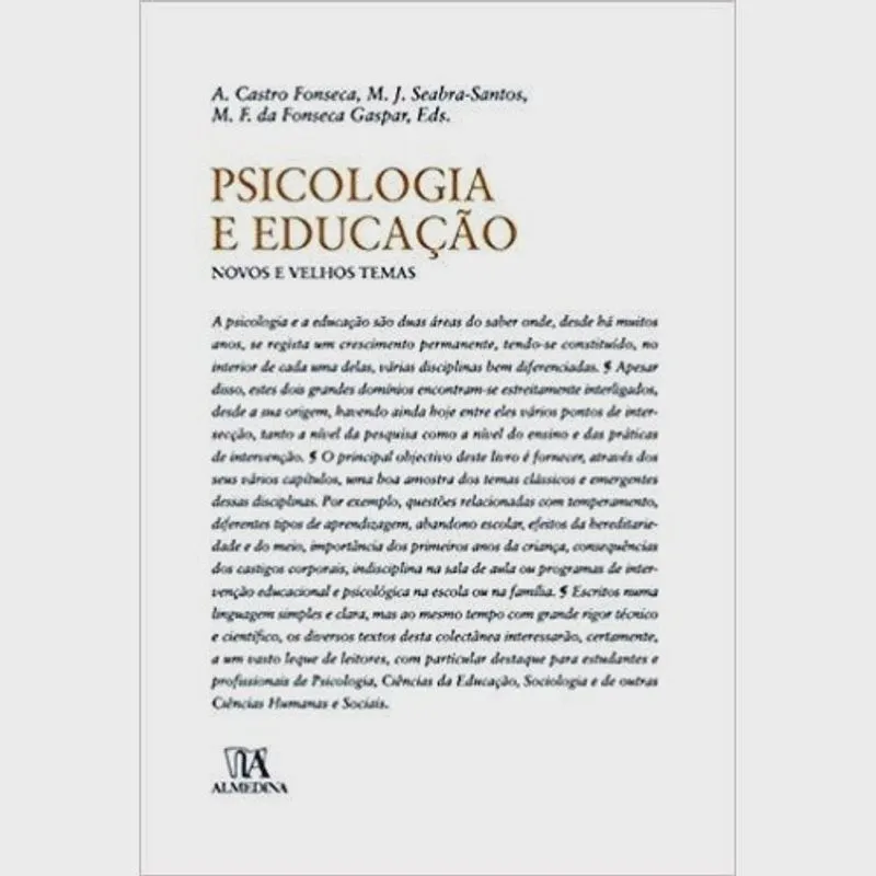 Livro - Psicologia e Educação - Novos e Velhos Temas