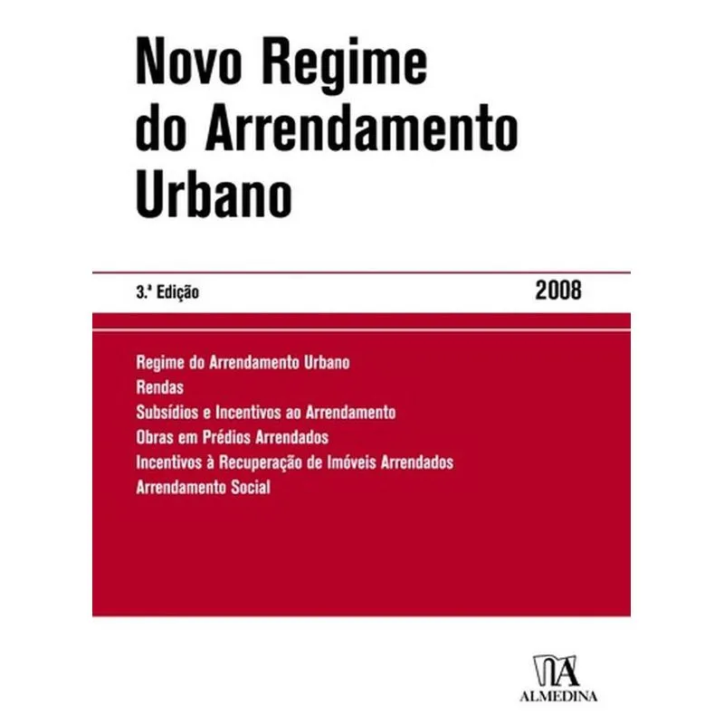Novo regime do arrendamento urbano