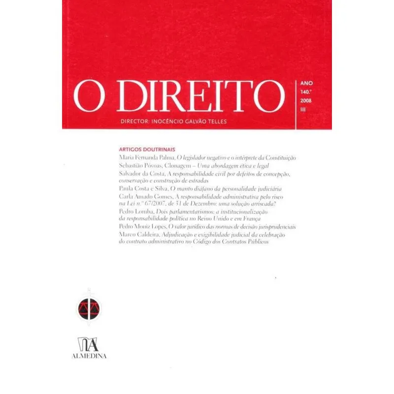 O Direito - Ano 140.º, 2008 - III