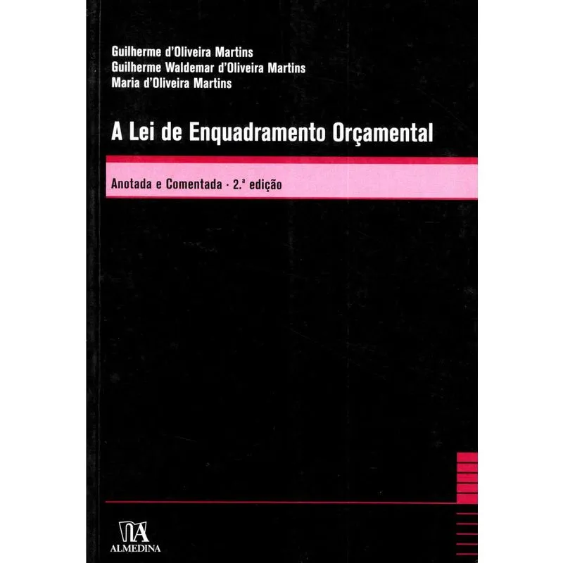 A lei de enquadramento orcamental