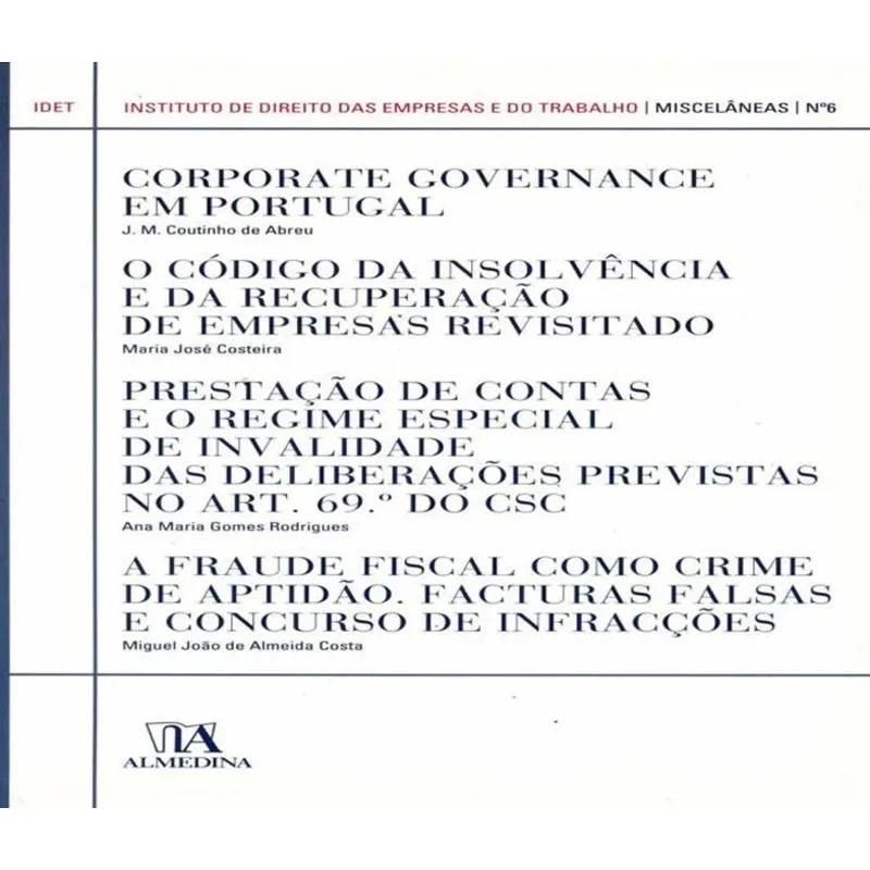 Corporate Governance Em Portugal