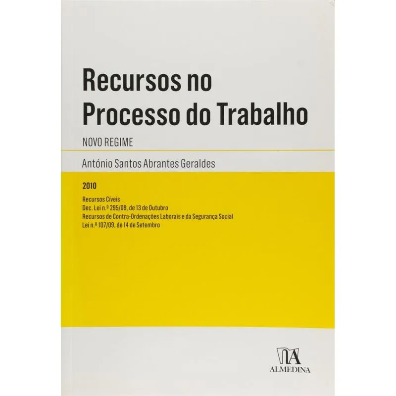 Recursos no processo do trabalho