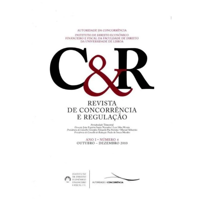 Revista De Concorrência E Regulação - Ano I - N.04 - 01ed/10
