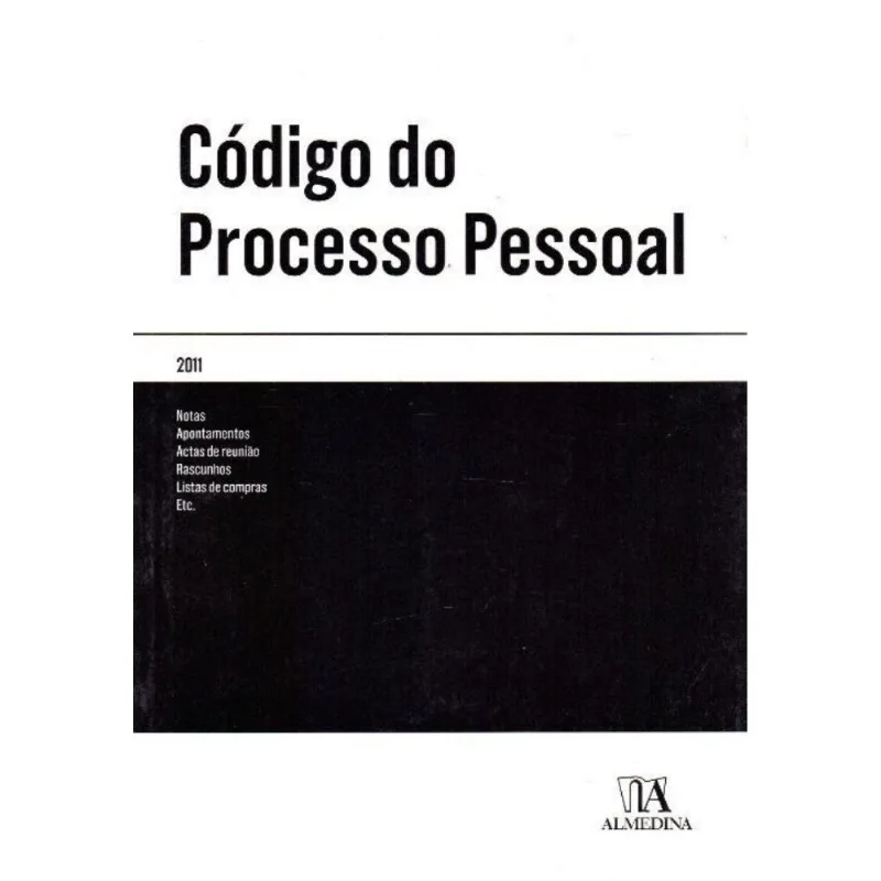 Código De Processo Pessoal - (bloco De Notas)