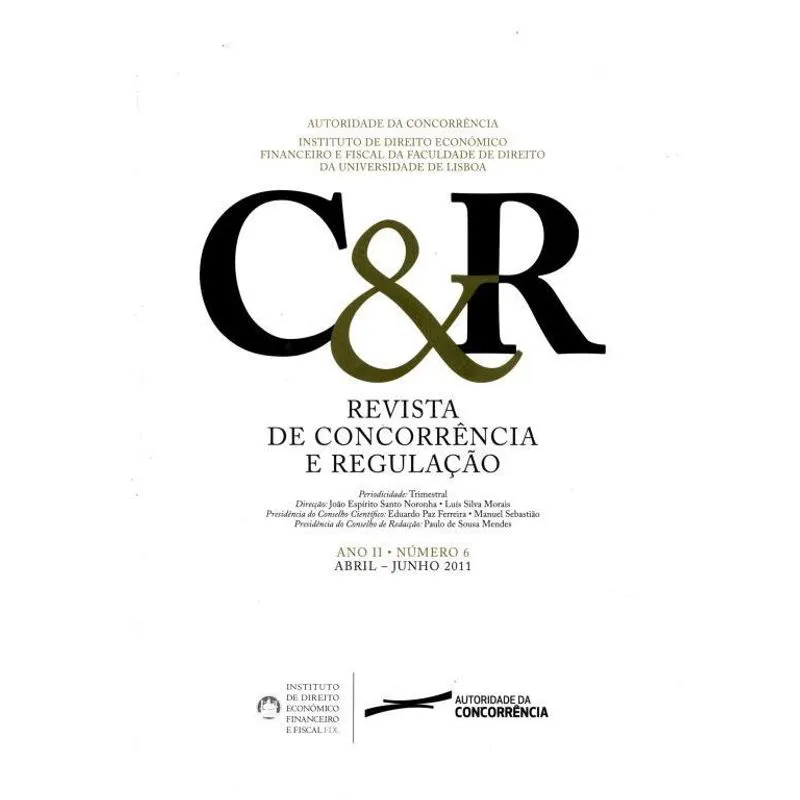 Revista De Concorrência E Regulação Ano Ii - N 6