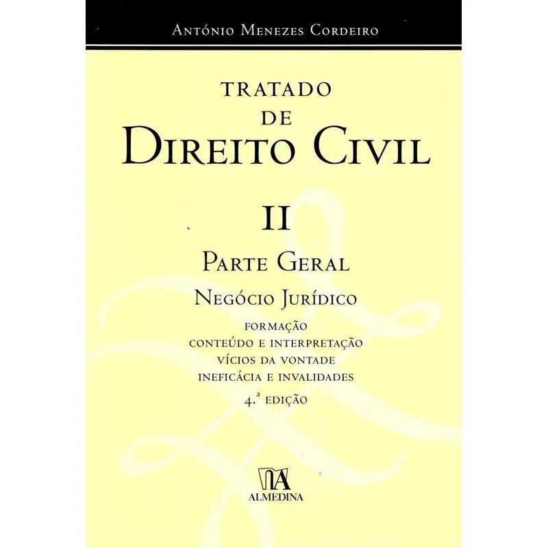 Tratado de direito civil parte geral - Negócio jurídico