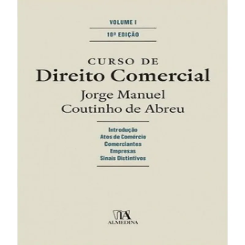 Curso De Direito Comercial - Vol 01 - 10 Ed