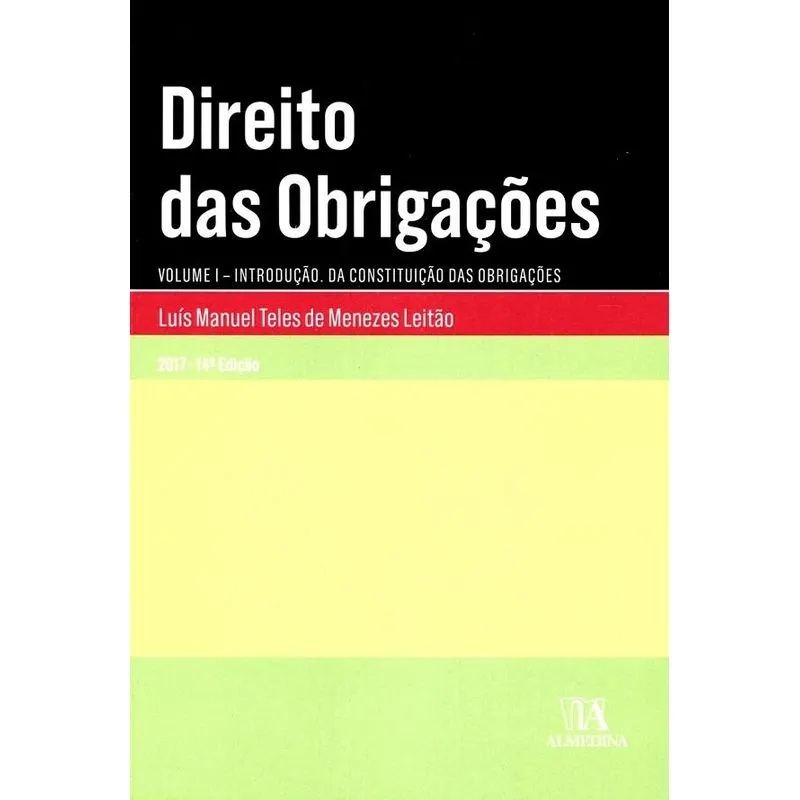 Direito das obrigações introdução Da constituição das o