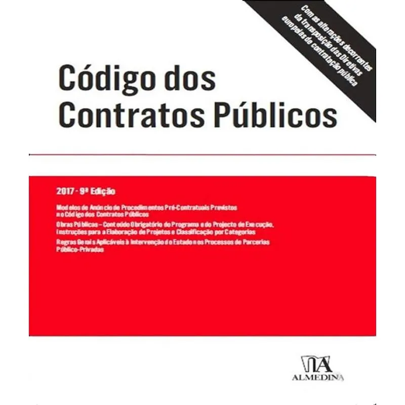 Codigo Dos Contratos Publicos - 09 Ed