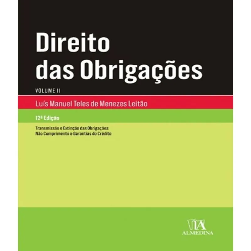 Direito Das Obrigacoes - Vol Ii - 12 Ed