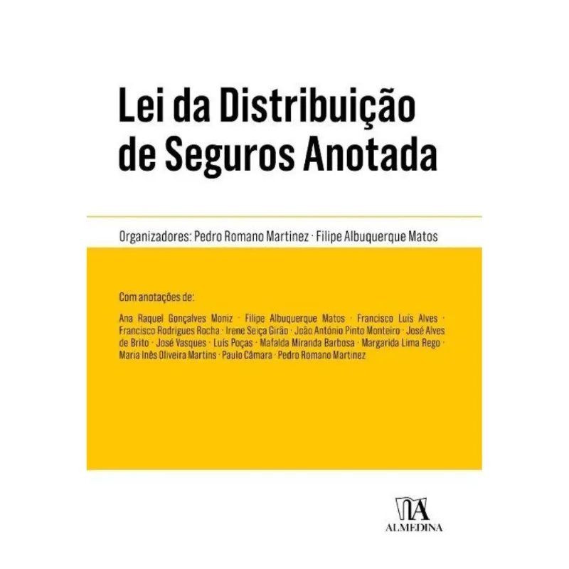 Lei Das Distribuição De Seguros Anotada