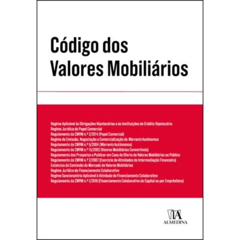 CÓDIGO DOS VALORES MOBILIÁRIOS