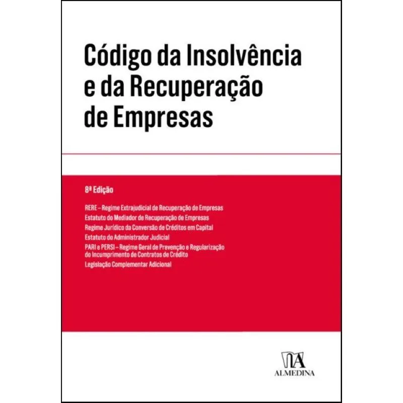 Codigo Da Insolvencia E Da Recup. De Empresas 8 Ed