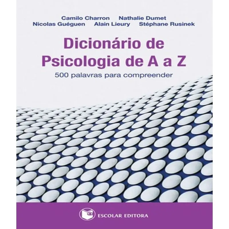 Dicionario De Psicologia De A A Z