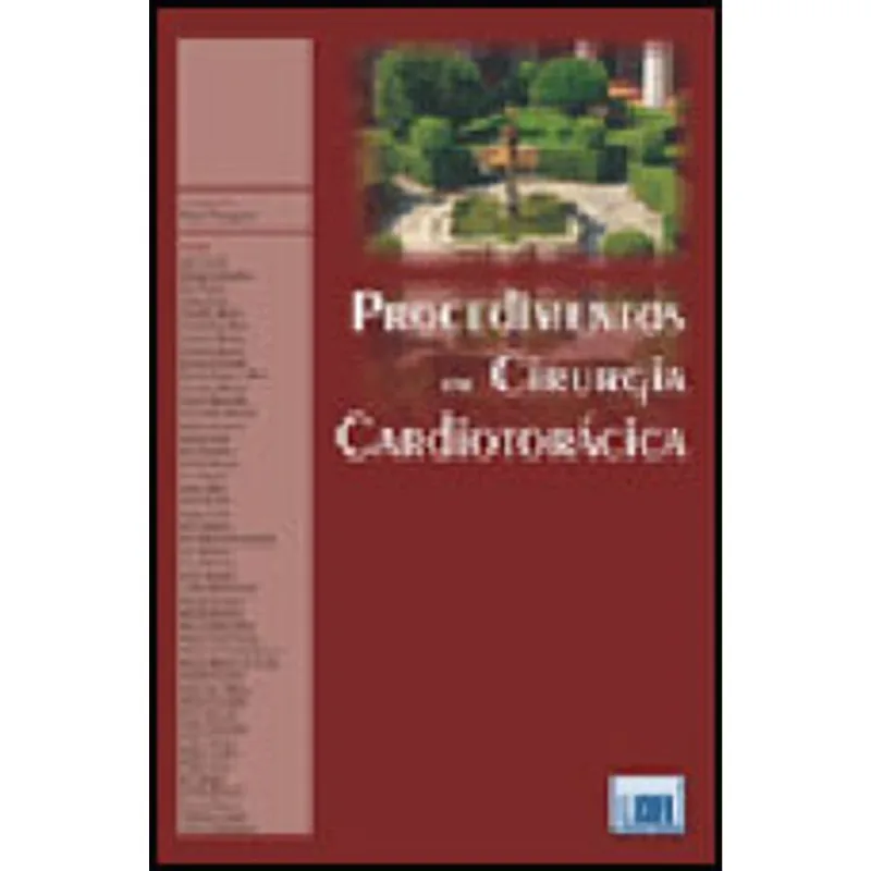 PROCEDIMENTOS EM CIRURGIA CARDIOTORACICA