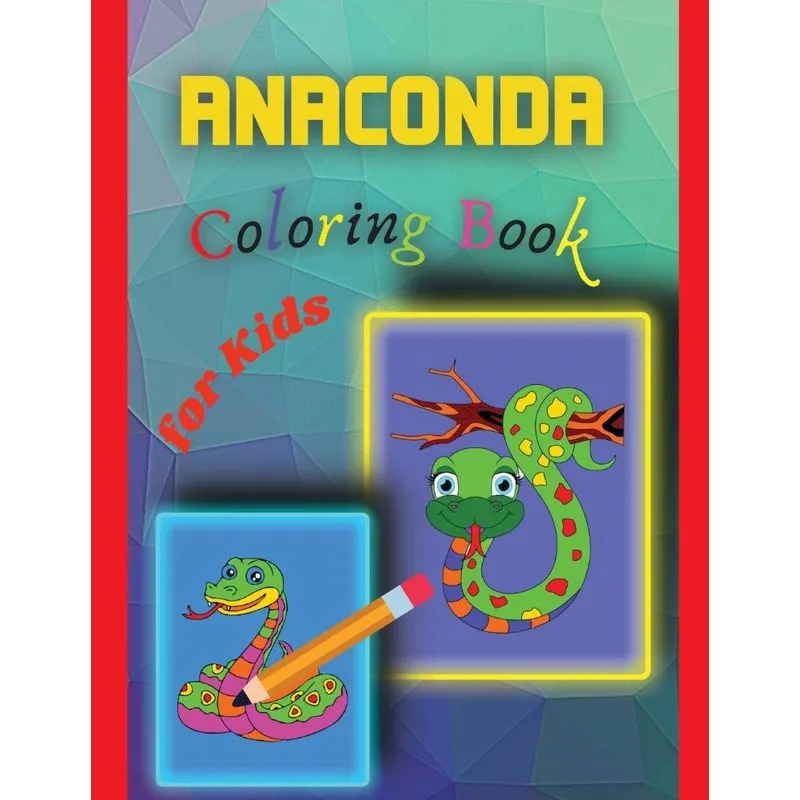 Anaconda Coloring Book for Kids