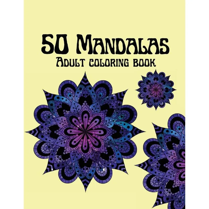 50 Mandalas-Adult Coloring Book