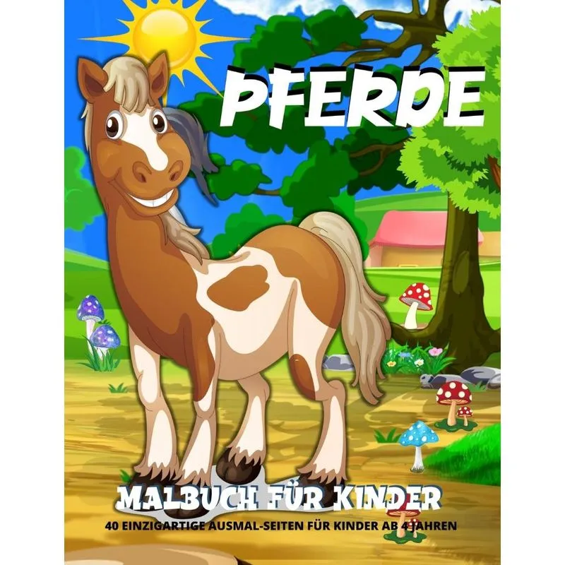 Malbuch Pferde