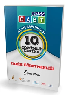 2018 KPSS ÖABT Tarih Öğretmenliği Alan Savunması 10 Çözümlü Deneme | PELİKAN YAYINLARI (Ciltsiz)