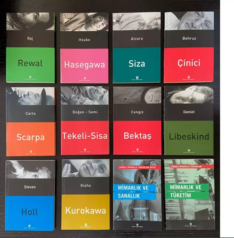 Çağdaş Dünya ve Türkiye Mimarları Dizisi - 11 Kitap Takım | Boyut Yayın Grubu