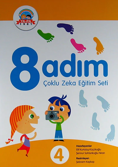 8 Adım Çoklu Zeka Eğitim Seti -4 | YA-PA YAYINLARI (Ciltsiz)