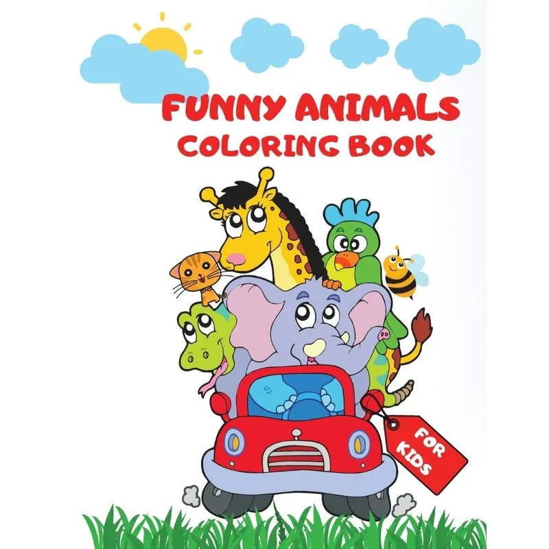 Funny Animal Coloring Book
