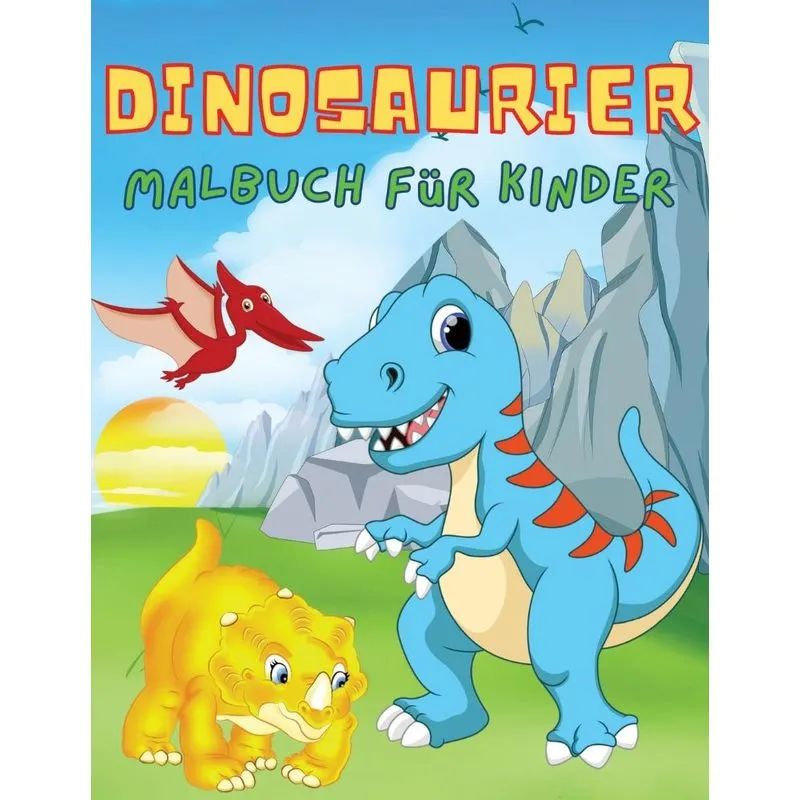 Dinosaurier-Malbuch für Kinder