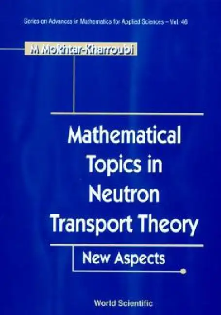 Math Topics in Neutron Transport...(V46) Hardcover