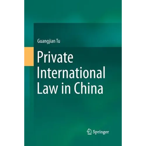 Private International Law in China - Paperback