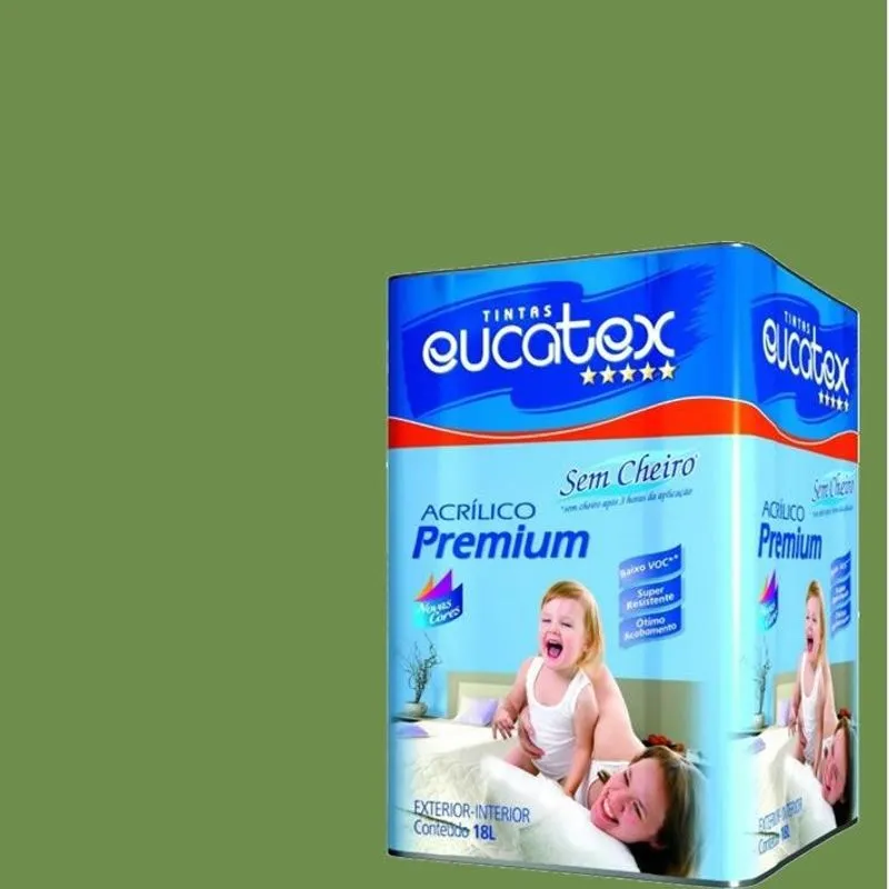 Tinta Acrilica Fosca Eucatex Plantas Medicinais 18lts