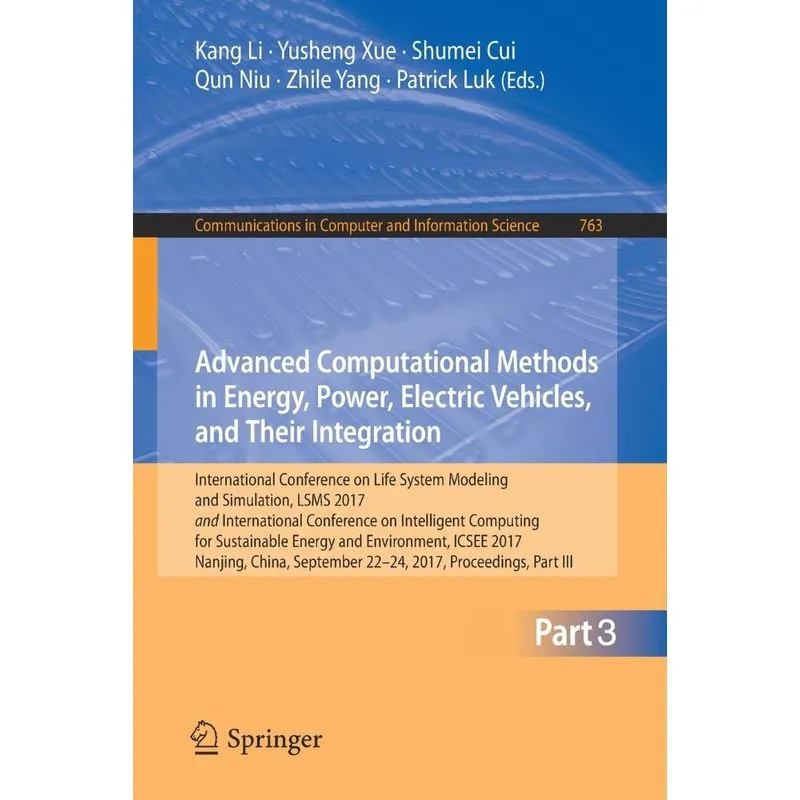 Advanced Computational Methods In Energy, Power, Electric V