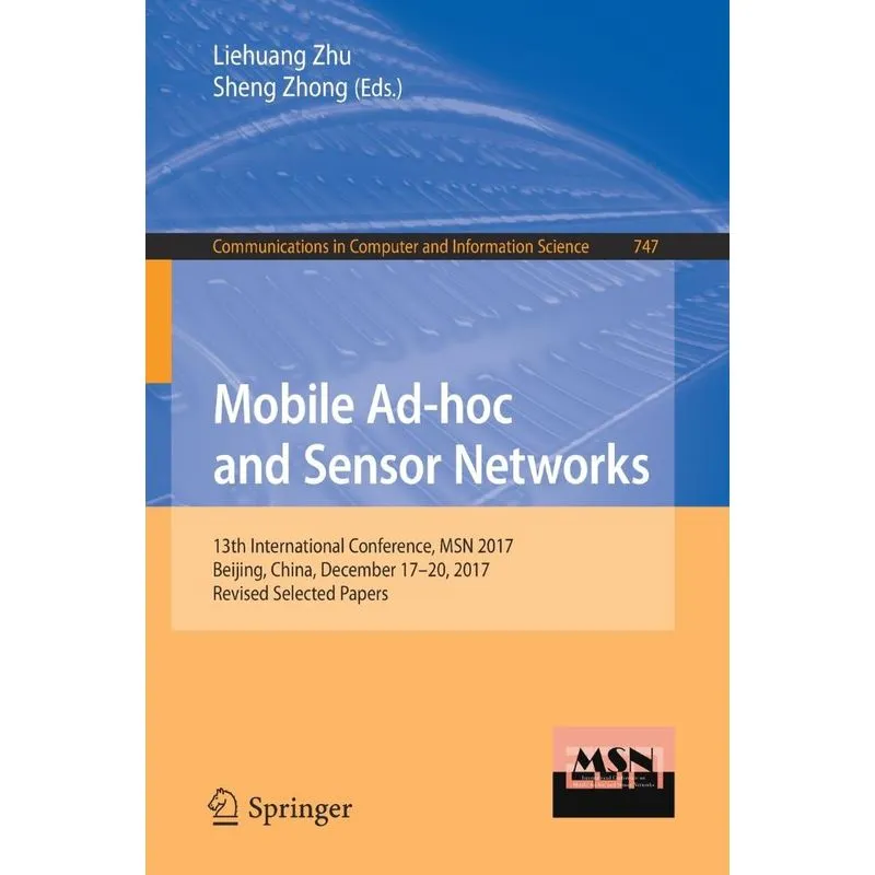 Mobile Ad-hoc and Sensor Networks