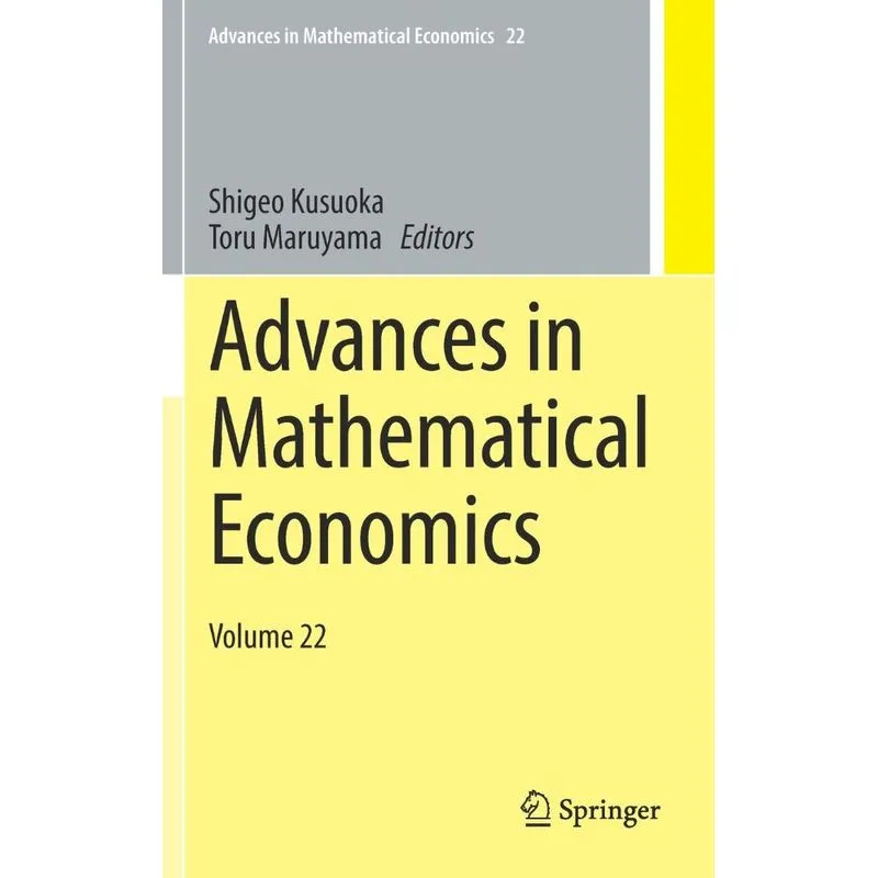 Advances in Mathematical Economics