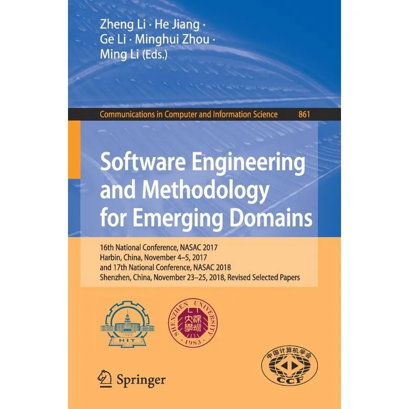 Software Engineering and Methodology for Emerging Domains