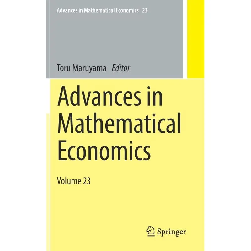 Advances in Mathematical Economics