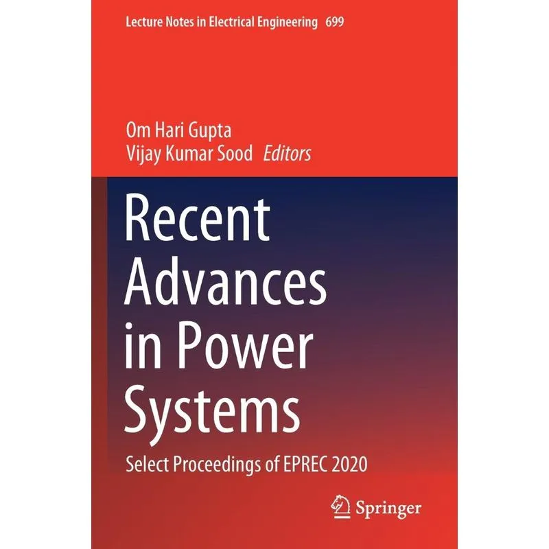 Recent Advances In Power Systems