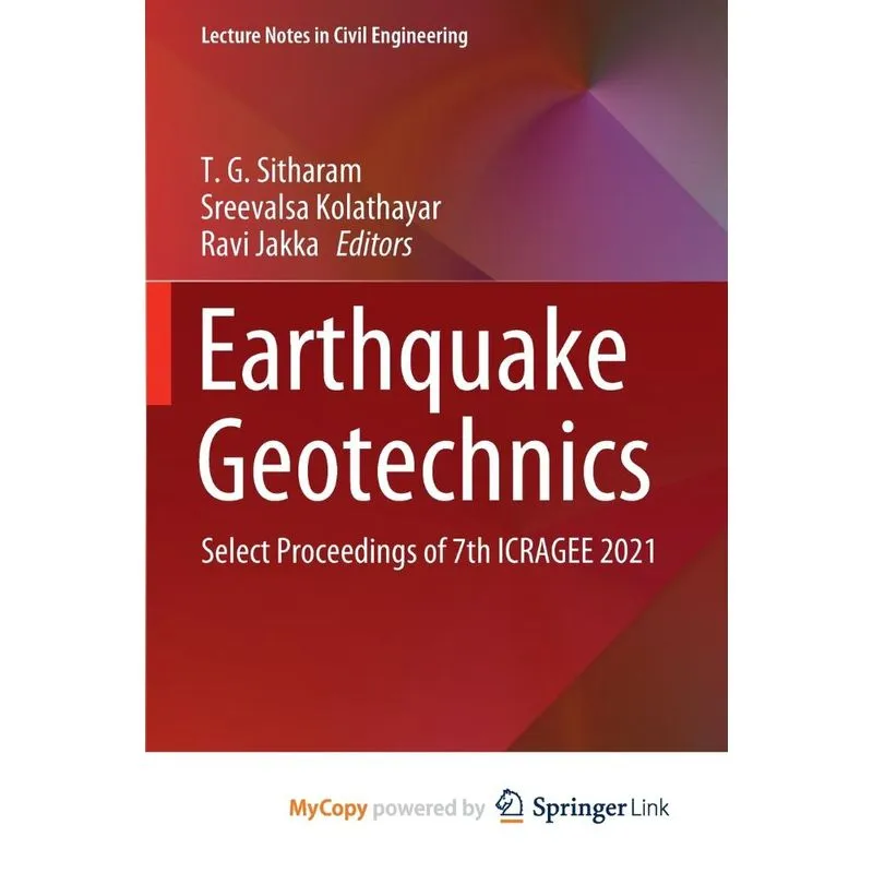 Earthquake Geotechnics
